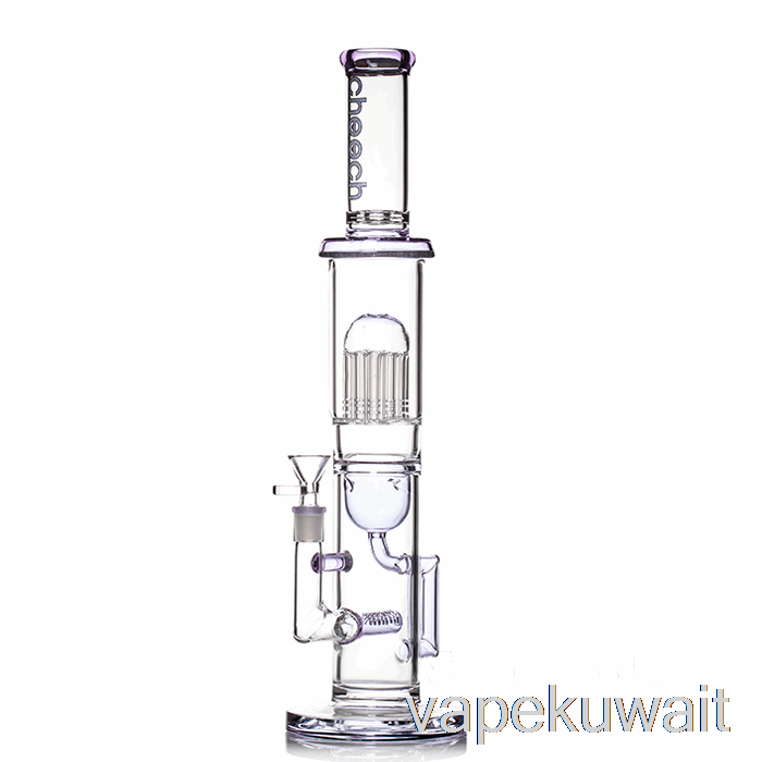 نظام إعادة تدوير شجرة الزجاج Cheech Big Rig Bong Purple Vape Pod System